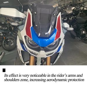 Racepro pare-brise pare-brise latéral couvercle panneau carénage déflecteur de vent pour Honda CRF1100L afrique Twin Adventure Sport 2020 <span class=keywords><strong>2021</strong></span> - Product Image 6
