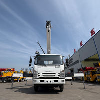 Camion-grue hydraulique mobile ISUZU KV600 5 tonnes avec flèche de 5m à 7 sections et crochet puissant, fabriqué en Chine, à vendre