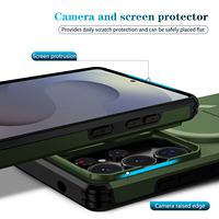 Étui de téléphone magnétique antichoc en TPU+PC de conception ultra-luxe pour Samsung Galaxy S26 S25 S24 S23 Ultra A25 5G