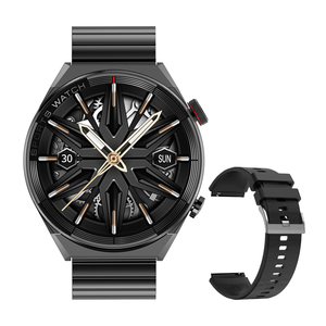 Reloj Inteligente de Negocios de Acero Inoxidable <span class=keywords><strong>DT3</strong></span> MATE para Hombre, Reloj Inteligente con Llamadas BT, Asistente de Voz con IA, Cargador Inalámbrico para Android IOS - Product Image 1
