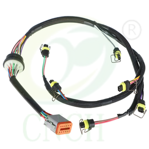 Faisceau de câblage d'injecteur de carburant de moteur diesel de Caterpillar C7 2225917 pour l'excavatrice de pelle - Product Image 2
