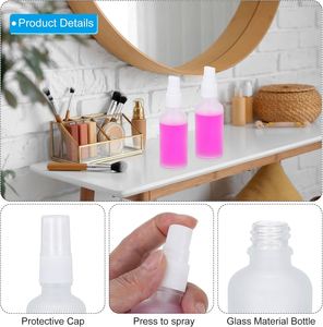 Classic Eco-friendly Recyclable Screen Printing Empty Mini Essential <b>Oil</b> Plastic <b>Bottle</b> 30ml for Small Travel-sized Toner - Product Image 3