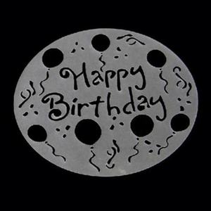 Pochoirs de cuisine pour pâtisserie de mariage, 4 pièces/lot, accessoires de cuisine, pochoirs pour gâteaux, Art, moule d'impression d'<span class=keywords><strong>anniversaire</strong></span>, décoration - Product Image 5