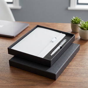 Set di Lusso con Blocco Note Formato A5 con Copertina Rigida e Penna Roller Legato Elegance - Product Image 2