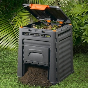 Poubelle de cuisine de grande capacité Compost de stockage de jardin écologique résistant 300L Poubelle de compost en plastique de jardin - Product Image 4
