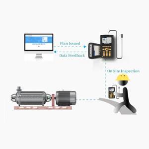 Analyseur de vibrations portatif 1410 2 canaux 400 MHz DSP Capteur ICP Analyse de spectre FFT Maintenance prédictive IP65 OEM - Product Image 2