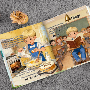 Libro de <span class=keywords><strong>Cuentos</strong></span> Infantil Personalizado con Tapa Dura y Interior Resistente, Divertido para la Hora de Dormir, Libro de <span class=keywords><strong>Cuentos</strong></span> de Barnaby, el Perezoso - Product Image 3