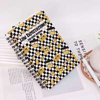 Carnet à spirale personnalisé avec couverture sur mesure, journal rétro Y2K à couverture rigide, carnet A5 à double spirale à ouverture à plat pour l'école, le bureau ou comme cadeau