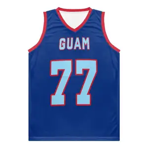 Customized Micronesian Island Name Basketball Jersey Tank Tops for Children's Personalized Number Team Jerseys Boys Girls Top