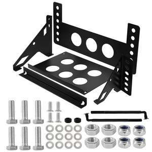 Stainless Steel Battery Mounting <b>Bracket</b> 28.2Cm X 19Cm Universal For 18650 Cylindrical Battery Storage Rack - Product Image 2
