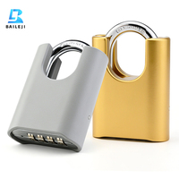 Cadenas à combinaison 4 chiffres, étanche, avec anse renforcée, réinitialisable, anti-coupure, pour casier de gym, portail extérieur, clôture, vélo, fournisseur