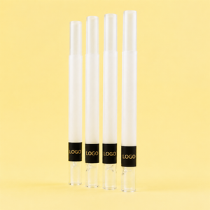 Label Branded Straight Shape 98mm King Size Pre-Made <b>Rolled</b> Cones with Glass Filter Tip - Product Image 5