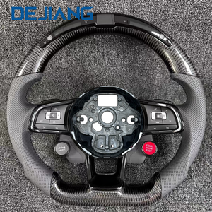 Volant en fibre de carbone LED personnalisé adapté aux modèles Volkswagen Golf 7.5 7 MK7.5 MK7 GTI R GTD GTE <span class=keywords><strong>Polo</strong></span> GTI toutes séries - Product Image 6