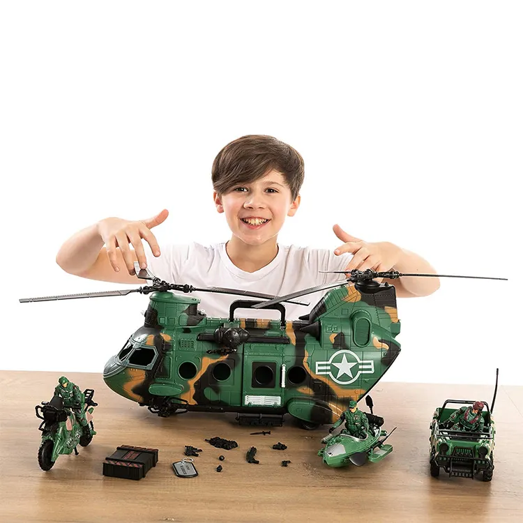 Op Maat Gemaakte 2024new Hot Selling Diy Helikopter Model Bouwstenen Voor Kinderen Technic Assembleren Educatief Speelgoed