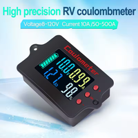 PZEM-037 haute précision USB 100A Shunt LCD testeur de batterie à affichage numérique pour compteur de capacité de batterie au Lithium pour voiturette de Golf