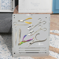 Kit de podologie professionnel de qualité supérieure pour nourrissons et adultes, pour l'élimination des ongles incarnés, comprenant lime à ongles, pince, éleveurs, curettes et boîte