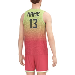Camiseta Deportiva de Secado Rápido con Estampado por Sublimación en Degradado, Uniforme de Voleibol para Hombre - Product Image 4