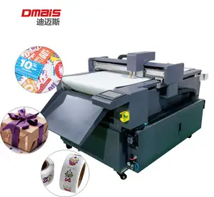 Automatic roll to roll die cutter machine DTF printer PET film carton creasing cutting machine