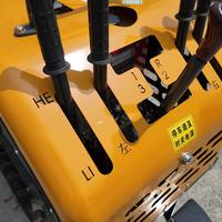 Mini-dumper chenillé direct usine, transporteur à chenilles en caoutchouc pour l'agriculture, la construction et l'aménagement paysager