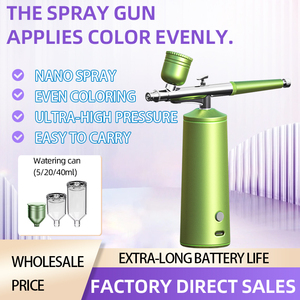 2026 nueva llegada equipos de uñas Kit de pistola de pulverización de peluquero Aerografo Accesorios <span class=keywords><strong>Barberia</strong></span> pinturas de aerógrafo profesional - Product Image 2