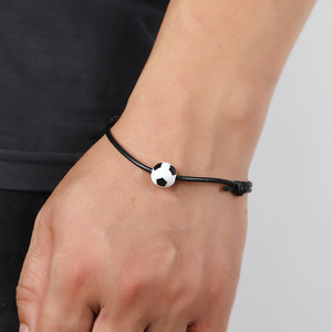 Pulsera Deportiva con Dijes de Fútbol, Pulseras de Capitán de Fútbol, Pulseras Inspiradoras, Regalo Deportivo - Product Image 4