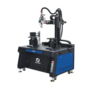 Platform laser welding machine with double work station 4-axis 5-axis steel sofa legs automatic laser welding machine for sale