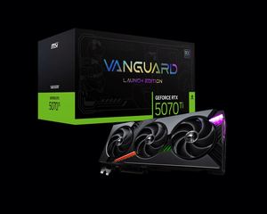 MSI GeForce RTX 5070 Ti Vanguard SOC Launch Edition 16GB GDDR7 Tarjeta de video Nueva tarjeta gráfica para juegos GDDR7 256bit - Product Image 1
