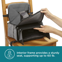 Siège rehausseur portable 2 en 1 pour bébé, sac à langer pour tout-petits, sac à dos avec siège rehausseur, siège rehausseur de voyage pour maman