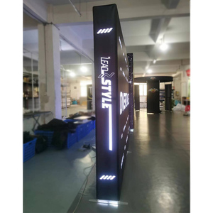 Trong nhà quảng cáo khuyến mãi tổ chức sự kiện Stretch Backdrop biểu ngữ đứng <span class=keywords><strong>10ft</strong></span> LED ánh sáng căng thẳng vải Backdrop hiển thị - Product Image 2
