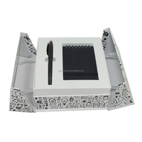 Ensemble cadeau pour employés avec logo personnalisé, tasse en céramique, bloc-notes, stylo, boîte cadeau
