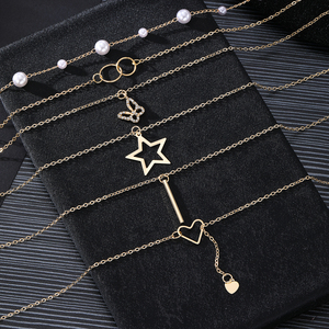<span class=keywords><strong>Collier</strong></span> Tendance <span class=keywords><strong>Perle</strong></span> Motif Étoile pour Femme Bijoux en Gros - Product Image 5