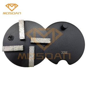 Disco de placa de molienda de diamante JS de 4 pulgadas y 100mm, disco de 4 <span class=keywords><strong>barras</strong></span> con 1 PIN para hormigón de suelo - Product Image 6