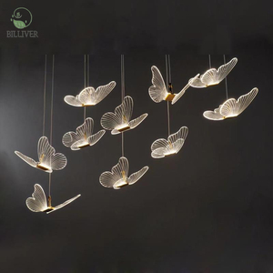 Forniture nuziali luminose in acrilico a 10 teste di cristallo diamantato <span class=keywords><strong>lampadario</strong></span> creativo lampada a sospensione decorazione luce a led - Product Image 2