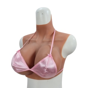 Col haut G Cup Silicone Breast Formes Artificielles Faux Seins pour Drag Queen Transsexual Shemale MTF - Product Image 1