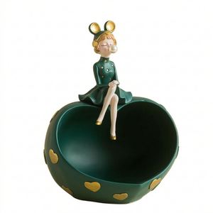 Figurine de rangement de bureau personnalisée en résine, motif fille bulle, prix d'usine, avec boîte cadeau, livraison rapide pour la vente au détail et la vente en gros - Product Image 2