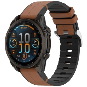 <span class=keywords><strong>Bracelet</strong></span> à dégagement rapide 20/22/26 mm pour <span class=keywords><strong>Garmin</strong></span> Fenix8, <span class=keywords><strong>bracelet</strong></span> de montre en silicone et <span class=keywords><strong>cuir</strong></span> pour <span class=keywords><strong>Garmin</strong></span> Instinct2, <span class=keywords><strong>bracelet</strong></span> de montre en silicone et <span class=keywords><strong>cuir</strong></span> - Product Image 4