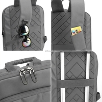 Tas Ransel Laptop Ringan Tipis untuk Wanita Pria Tahan Air Tas Ransel Bisnis Sekolah Logo Warna Kustom Tas Ransel Bisnis Perjalanan
