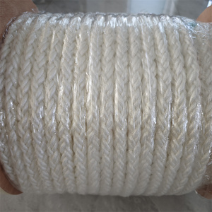 Corde en nylon marin polyamide <span class=keywords><strong>3</strong></span> <span class=keywords><strong>brins</strong></span> de couleur blanche 10 mm x 200 m (220 m) pour la pêche commerciale, les élingues industrielles et l'emballage de sécurité - Product Image 2