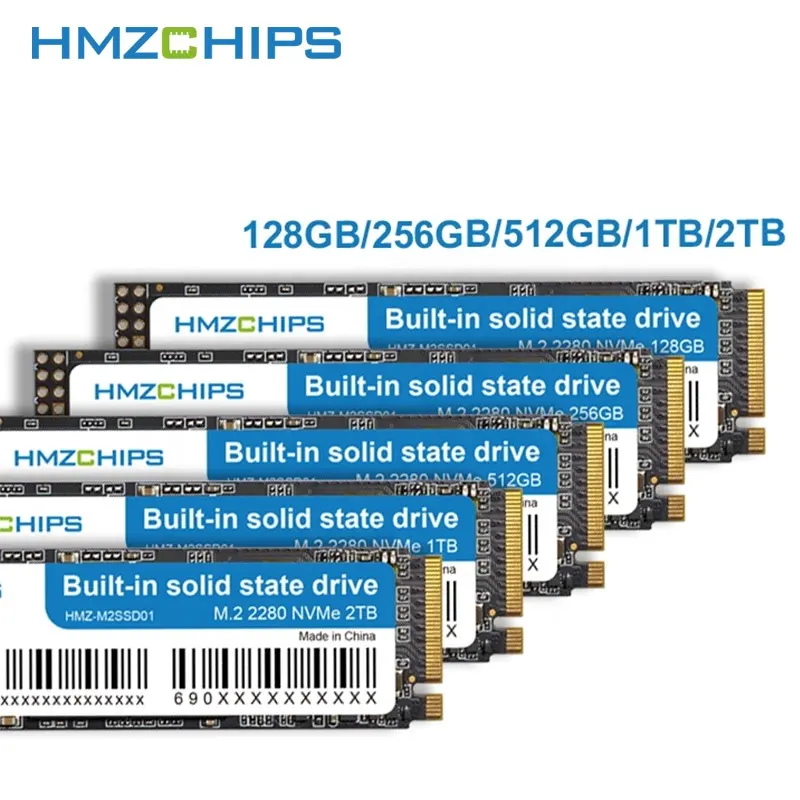 HMZCHIPS 512GB m.2 2280 NVMe 1.4 PCIe 4.0 Gen 4x4 SSD interno per Playstation 5 256GB 1TB 2TB disco a stato solido Hard Disk