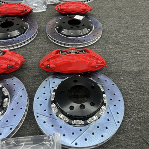Kit de disques de frein à 4 pistons rouges de 330 mm et étriers à 4 pots de 330 mm, disques en 2 parties pour E34 E39 E60/E61 F90 - Product Image 4