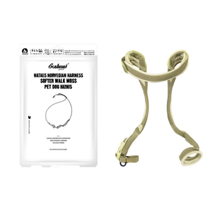สายรัดอกสุนัข Naturals Norwegian Harness Softer Walk Moss - Product Image 3