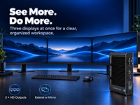 PC Mini Industri Tanpa Kipas J6412 3xLAN 3*HD 2.0 Tiga Layar 4*COM RS232/485 Modul WIFI+BT Pengontrol Industri
