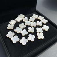 Bijoux en nacre naturelle de haute qualité, coquille de trèfle à quatre feuilles à dos plat, fournisseur professionnel personnalisé