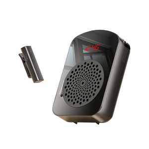 Portable M10 Clip Lapel MIC & Casque Haut-Parleur Boîte de Charge 2-en-1 Son Stéréo 3 Heures Batterie de Travail Outil de Formation Léger - Product Image 1