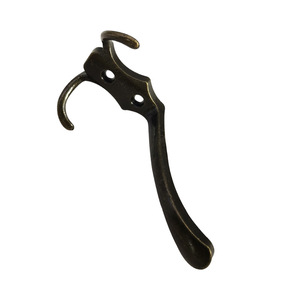 Zinc Alloy <b>Wall</b> Mounted Coat <b>Hook</b> Three Prong Small Size For Home Door Or <b>Wall</b> Use Metal Hardware Accessory - Product Image 3