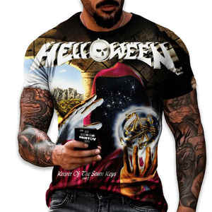 超大号200克重量级男女t恤城市街装时尚定制图案设计针织t恤 - Product Image 5