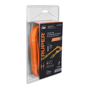 2 unità di nastro di poliestere 1.8 m ancora di salvezza con la cintura di sicurezza dell'assorbitore di impatto & la scatola dell'accessorio - Product Image 4