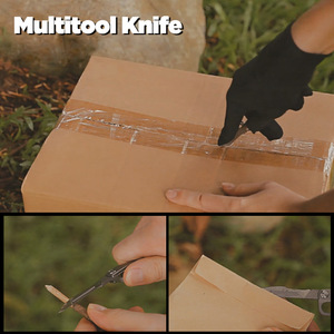 LFEDC Outil multifonction portable en alliage de titane pour homme, avec couteau intégré, idéal pour l'extérieur et comme cadeau - Product Image 4