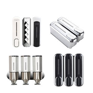 Wandmontierte Manuelle Duschspender für Shampoo, Spülung und Flüssigseife für Hotels und Badezimmer - Product Image 2