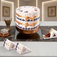 Lot de 10 boîtes cadeaux triangulaires en carton blanc pour fêtes, bonbons, anniversaires, mariages, baby showers, boîtes mystères personnalisables